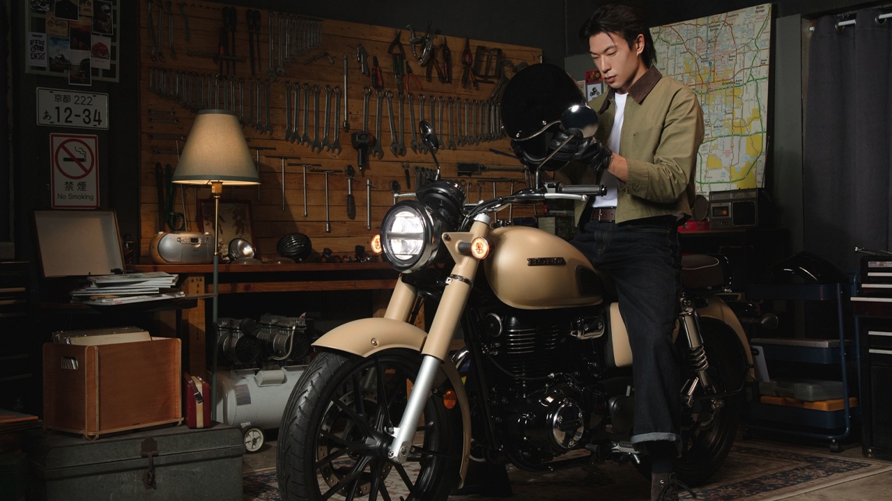 本田大排量摩托车推出新款本田GB350C，融合复古设计与现代技术