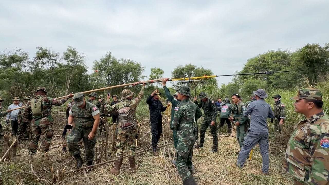 泰国军方公布泰柬边境安全围栏进展 春武里府率先试点