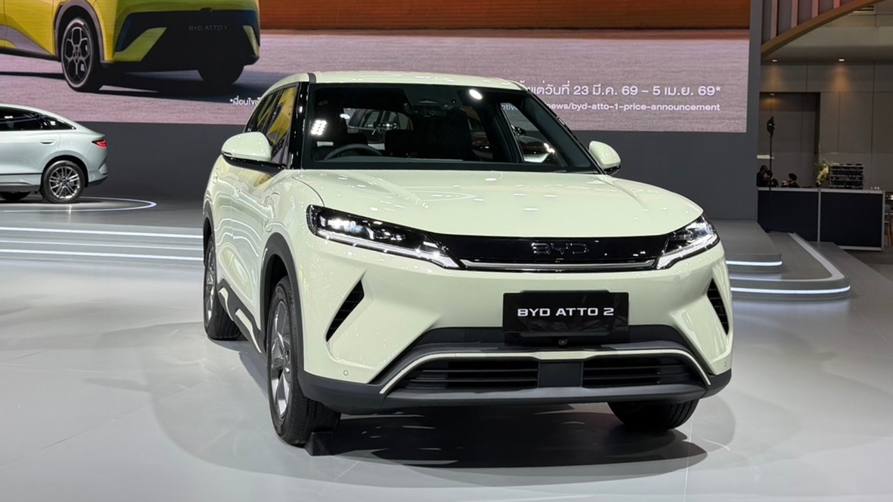 电动汽车市场再次升温，比亚迪公布BYD ATTO 1起售价429,900泰铢